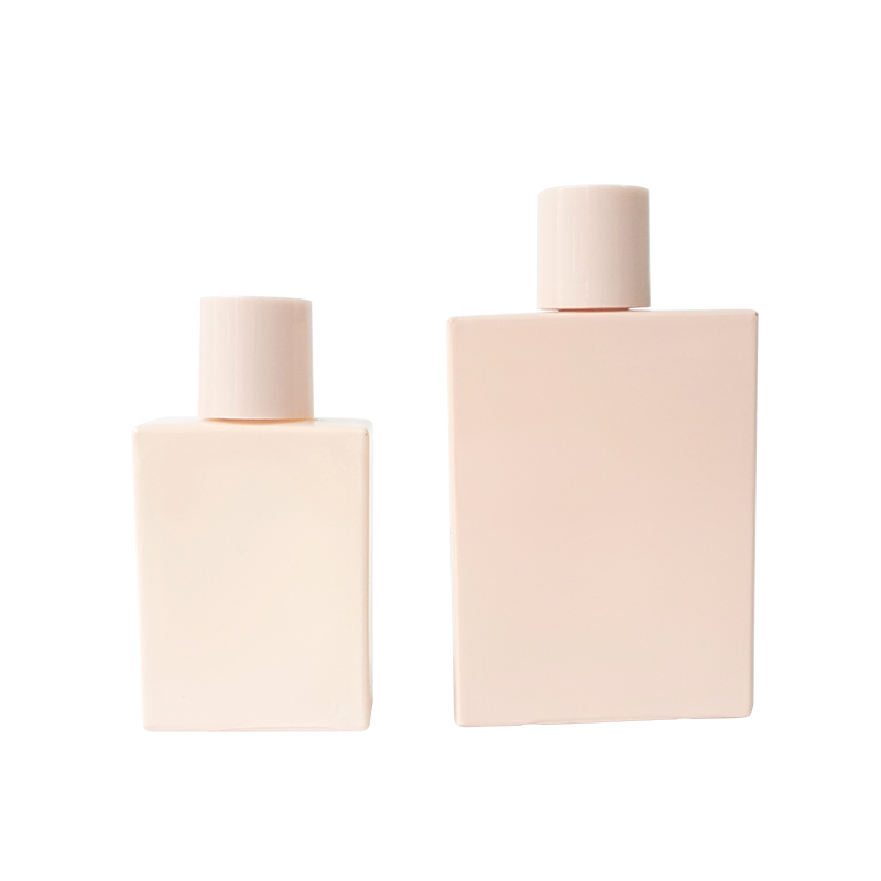 Perfume bottle pink square opaque glass Featured Image