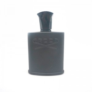 Hot Sale Wholesale Custom Empty Jug Shape Black Lid Frosted Glass Spray Perfume Bottle