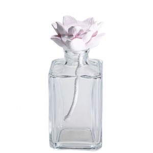 Transparent Fragrance Diffuser Bottle Decoration Glass Vase For Home