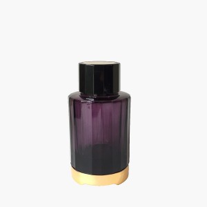 Glass perfume bottle empty 120ml with acrylic lid