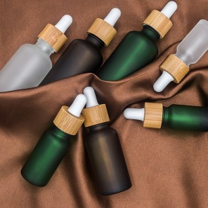 Hot selling dropper bottle essential oil bottle frosted glass bottle 10-50ml cosmetic container
