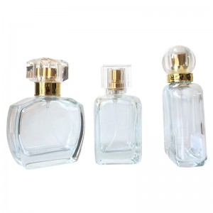 Glass Spray Perfume Bottle Custom Empty Round Square Clear