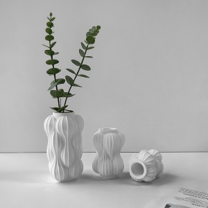 Vase Silicone Mould Dried Flower Arrangement Mould DIY Plaster Cement Vase Decorative Arrangement Silicone Moulds