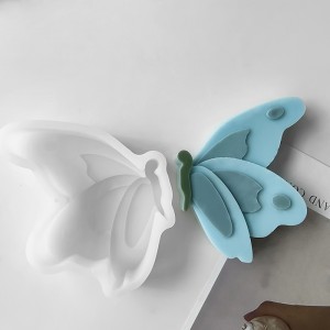 Butterfly scented candle silicone mould diy crystal dripping homemade butterfly plaster silicone moulds