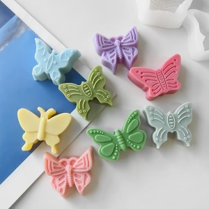 Butterfly Silicone Mould DIY Flower Butterfly Handmade Soap Aroma Candle Drip Silicone Moulds