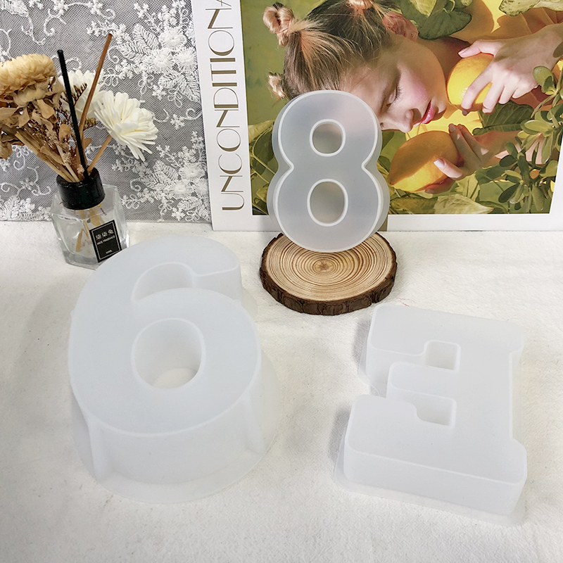Large Letter Molds for Resin,7Inch 3D Alphabet Silicone Molds for Epoxy  Resin Ar