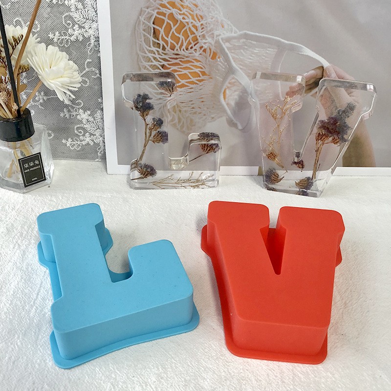 Extra Large Silicone Letter Moulds