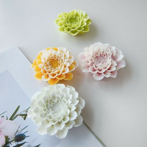 Valentine’s Day 3D Flower Shape Candle Silicone Mould Plaster Tealight Candle Mold For Making