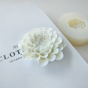 Valentine’s Day 3D Flower Shape Candle Silicone Mould Plaster Tealight Candle Mold For Making