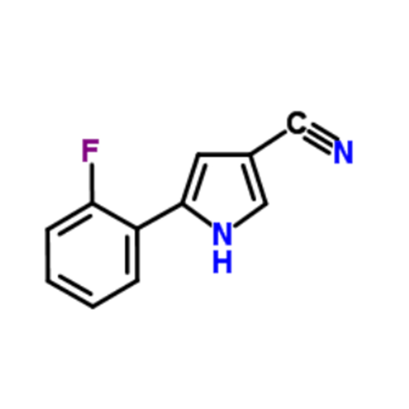 5 - (2-fluorophenyl) - 1H-pyrrole-3-acetonitrile