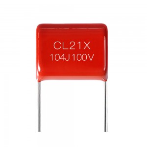 Factory Customized Metallized Polyester Film Capacitors Cl21
