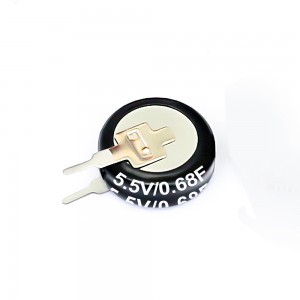 Reasonable price Coin Series 0.1f 5.5V Supercapacitor with Tolerance -20% ~ + 80% Ultra Capacitor