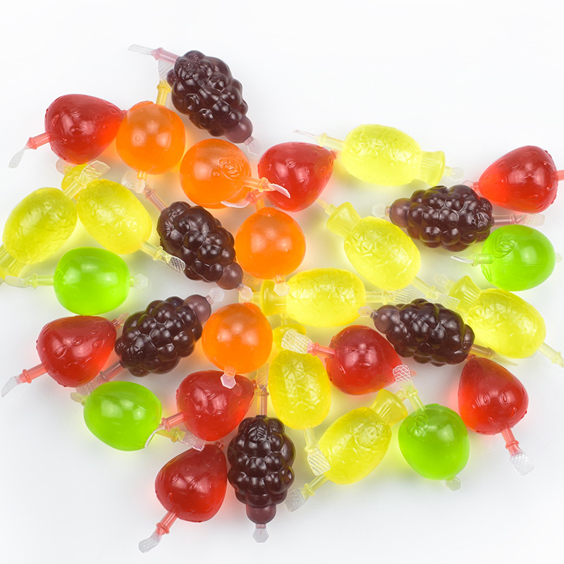 Wholesale Halal fruit juice jelly candy fruit shaped tiktok jelly  Manufacturer and Supplier