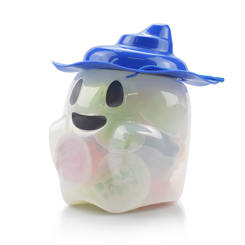 Halloween ghost jar mini fruit jelly cup candy pudding