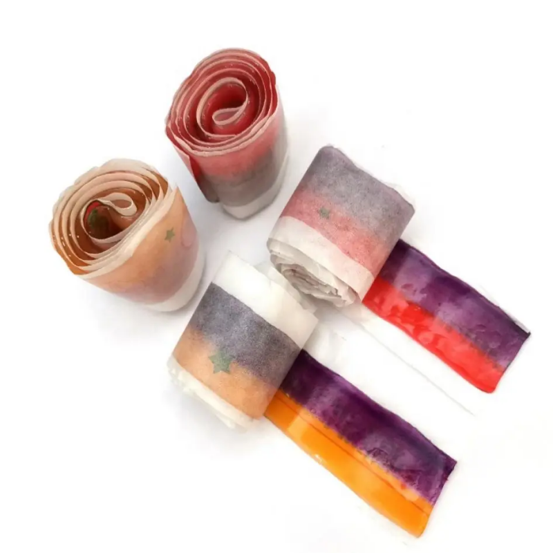 Kuramo uburyohe: Magic Jelly Imbuto Candy Jelly Gummy Roll Candy