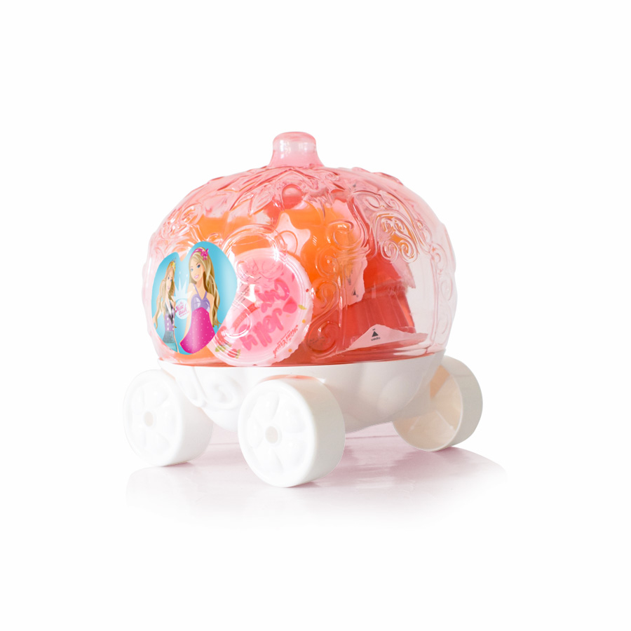 Fruit jelly candy in Princess Toy Car
