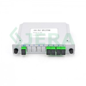 Fiber optical cassette PLC splitter 1×4 SC/APC