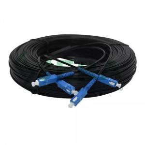 Fiber optic drop cable patch cord SC