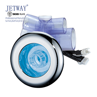 Massage Fitting Hot Tub Nozzles Whirlpool Hottub Spa LED Light Bathtub Jets Jetway HL2-C95