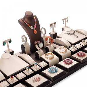 سفارشی Pu Leather جواهرات ذخیره سازی نمایشگر