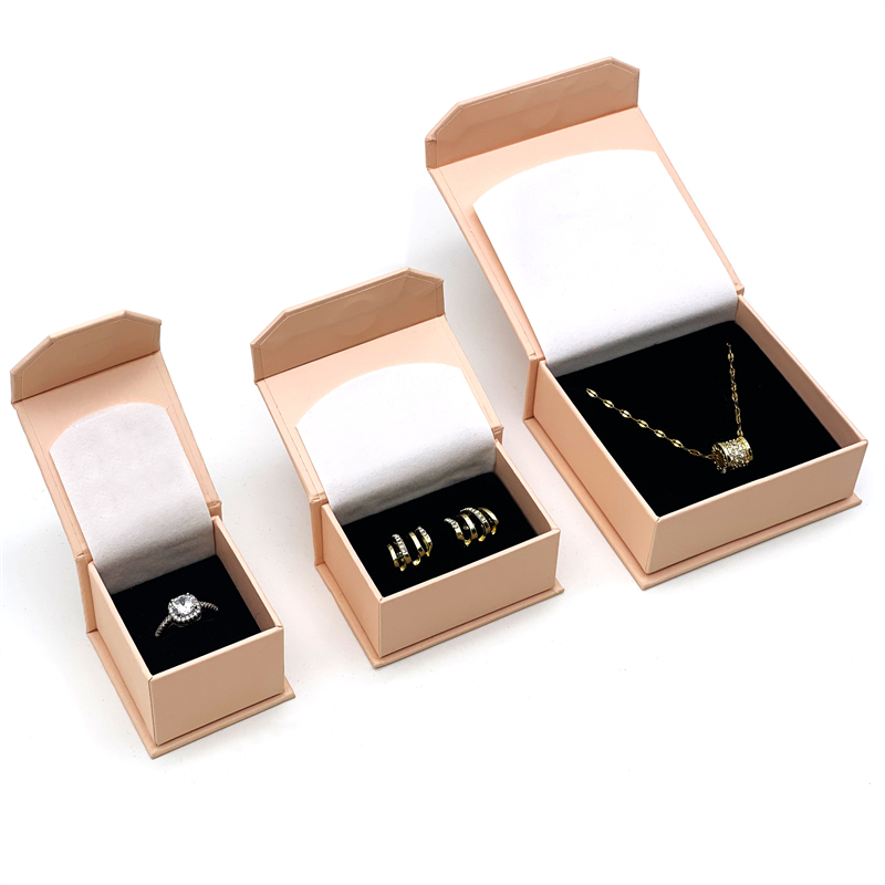 Lag luam wholesale Paper Jewelry Ntim Gift Box Chaw tsim tshuaj paus