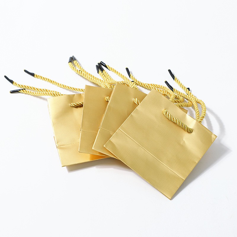 Wholesale Special Paper Gift Packaging Bag With Rope Factory