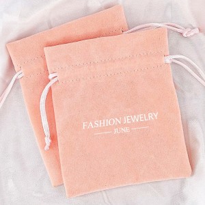 Hot Sale Microfiber Jewelry Pouches With Drawstring from China