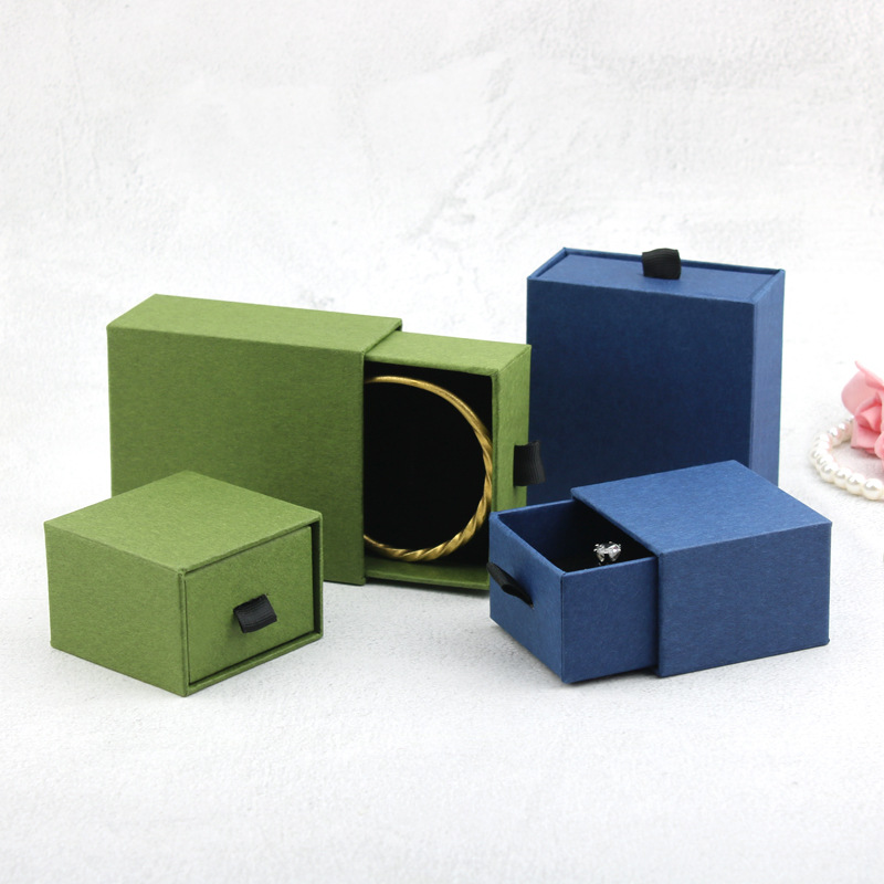 Fornecedor de gaveta de caixa de joias para armazenamento de papelão e papel Costom