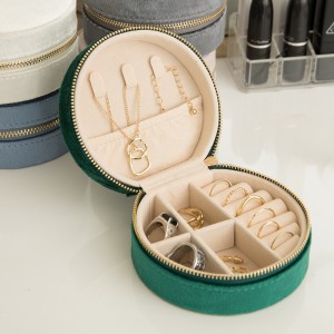 Wholesale Custom Velvet PU Leather Jewelry Storage Box Factory