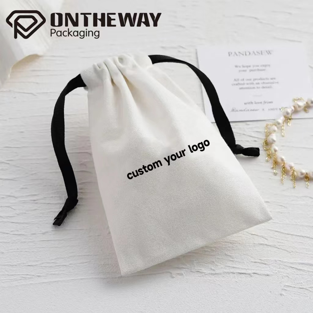Custom Logo Microfiber Jewelry Pouches With Drawstring Manufacturer