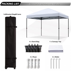 Trade Show Commercial Canopy Tent Duty 10×10 Outdoor Sun Shelter