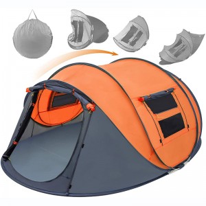 China Outdoor Canopy Tent Factory –  Waterproof Instant Pop Up tent 3-4 People Camping Family  – JFTTEC