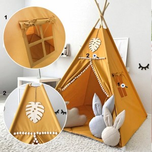 Foldable Toy Playhouse Playing Time Children Private Tents Indoor Kids Teepee Tent