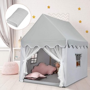 Indoor Toy House Solid Wood Children Castle Fairy Tent Large Kids Play Tent Playhouse