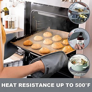 Custom Heat Resistant Oven Hot Pads with Pockets Non Slip Grip Large Potholders Silicone Pot Holders