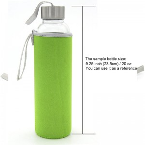 Customized Coke Sprite Can Sleeves Cooler Holder Waterproof Neoprene Insulated Water Bottle Sleeve