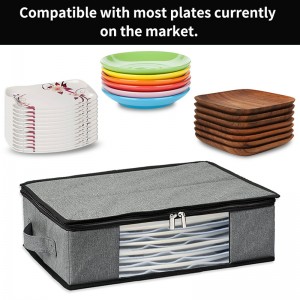 Amazon Hot Seller Kitchen Storage Holder Set For Dinnerware Used For Saucers Dinner and Salad Plates Storage Box