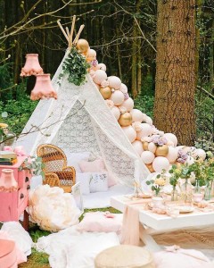 Princess Wedding Tent Party Play Canopy Teepee Luxury Lace Tent For Women Girls