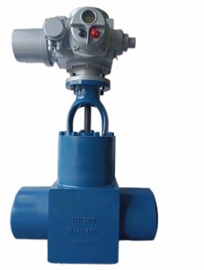 Electric high temperature and high pressure power station valve