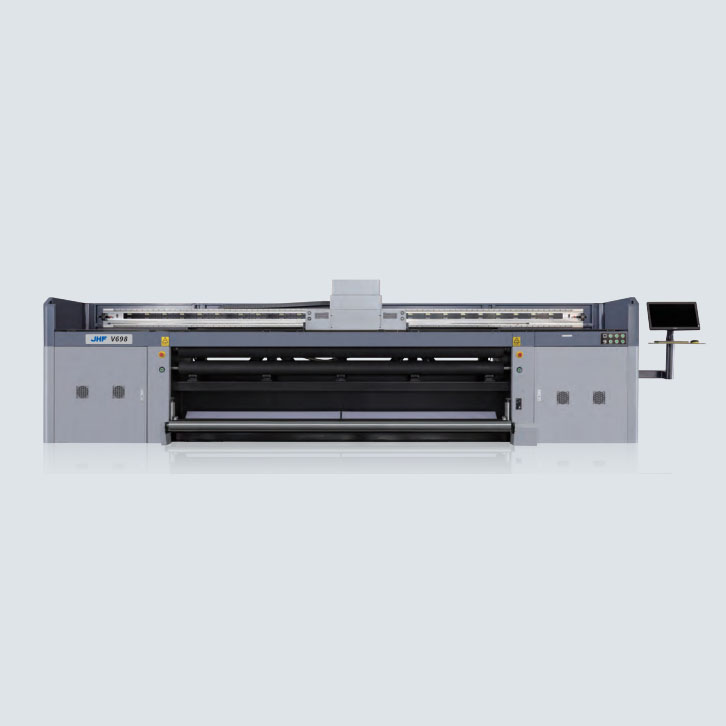 Free sample for Digital Print In Fabric - JHF698 Wide Format Industrial UV Roll-to-Roll Printer  – JHF