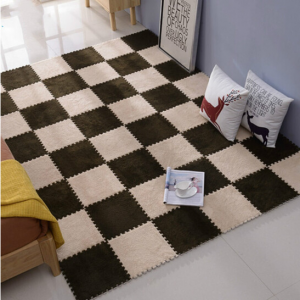 Splicing carpet bedroom full shop household block puzzle plush surface eva environmental protection foam pad