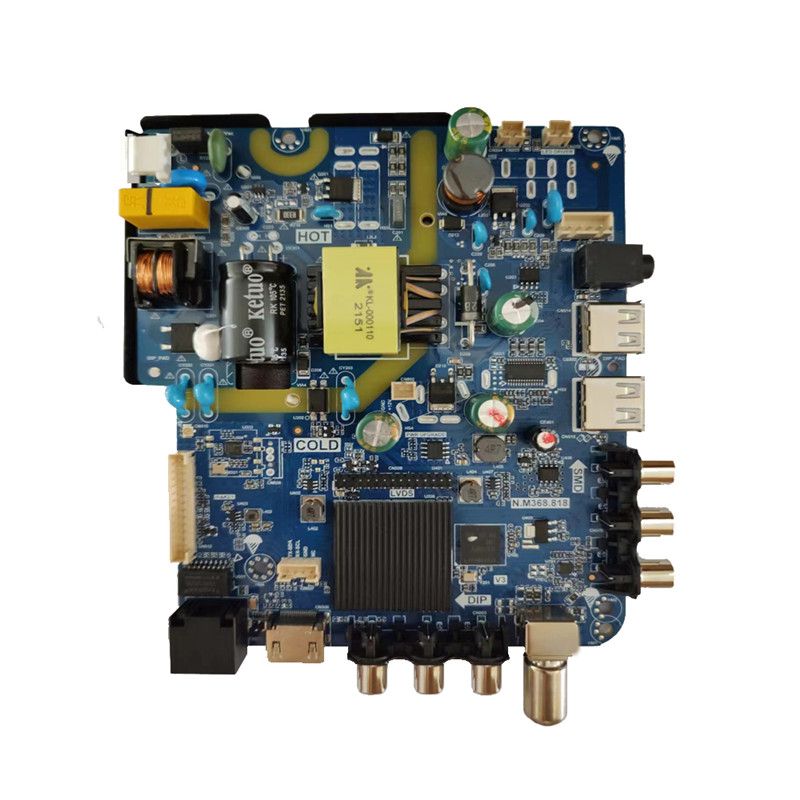 JHT LED TV Mainboard 32inch Smart TV PCB Board 1+8g High Speed N.M368.818  LCD Mother PCB Board 01