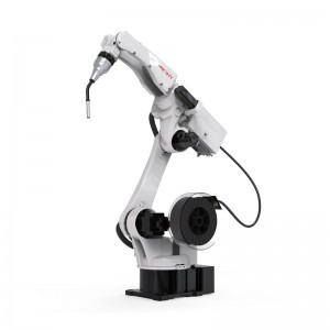 การเชื่อมอัตโนมัติทางอุตสาหกรรม 6 แกน แขนหุ่นยนต์เชื่อม MIG