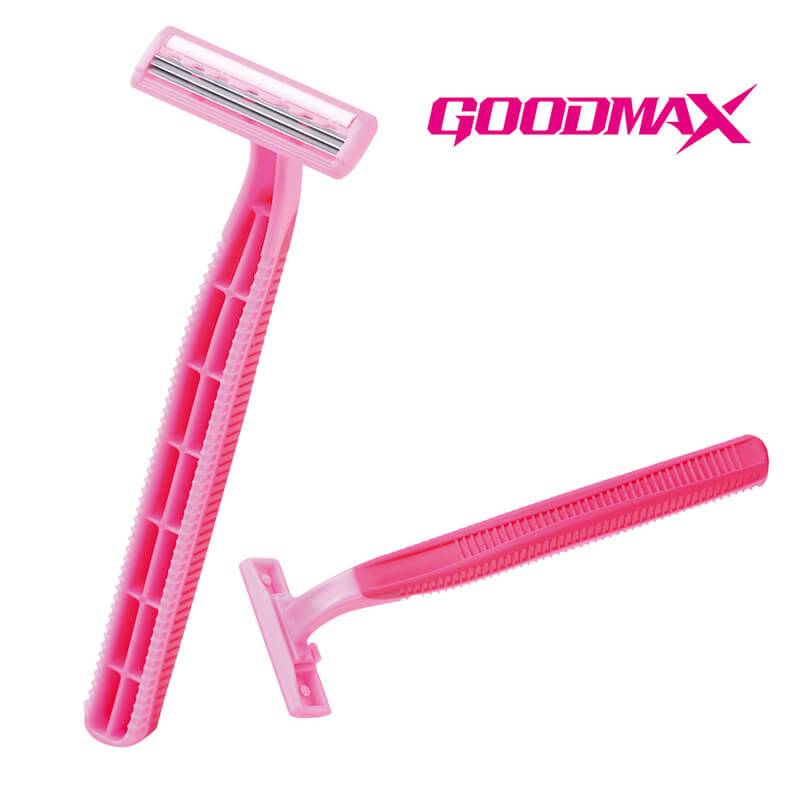China Gold Supplier for Pink Razor - Economic long handle Disposable Triple Blade Women Shaving Razor SL-3018 – Jiali