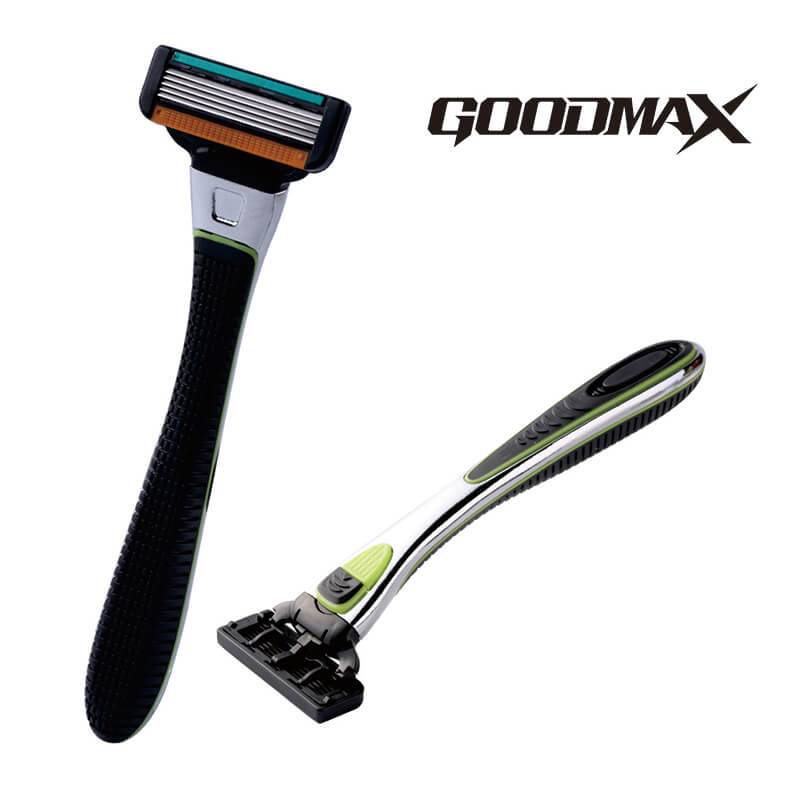 OEM Customized Shaving Blade Razor - Zinc Alloy Handle 5 blade men shaving barber face disposable razor model 7005 – Jiali