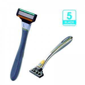 Factory supplied China Five Open Back Blade Blade Mens System Razor Shaving