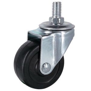 Manufacturer for Cascoo Industrial 125mm Elastic Rubber Swivel Caster for Flight Case Audio Equipment Stage