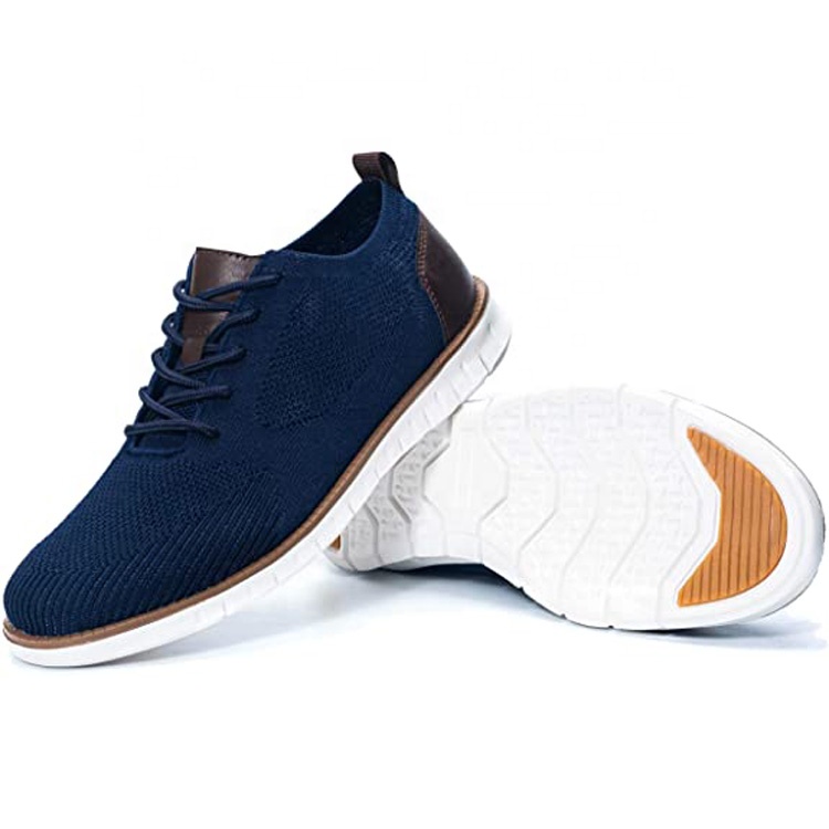 China High Quality Lightweight Slip Resistant Running Knitting Casual Shoes Men Sneakers