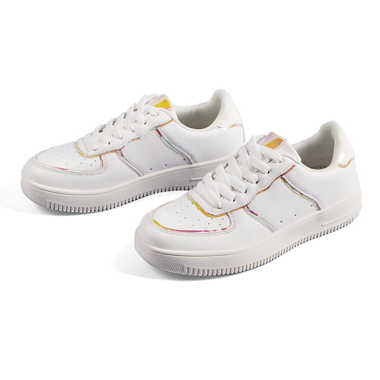 Wholesale OEM Casual Women Sneakers Factories –  China Manufacturer Footwear Simple Styles Flat White Leather Men Women Casual Shoes 2021 – Jianer