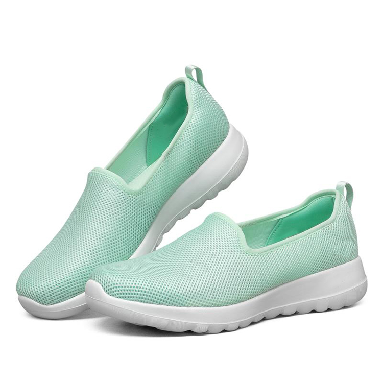 Wholesale OEM Casual Sneakers Factories –  Spring Summer Cheap Custom Breathable Comfy Flat Lightweight Loafer Casual Shoes For Women – Jianer